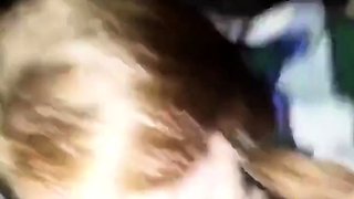 Redhead Amateur Blows BBC in the Dark with a Facial Finish