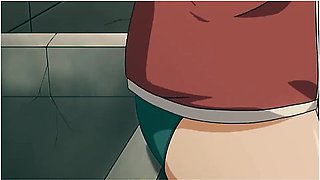 Anime busty beauty cheating with a bigger cock