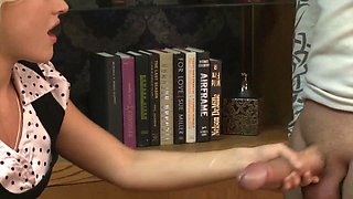 Blonde Cutie Jasmine Jolie Sucks And Fucks With Big Shaft