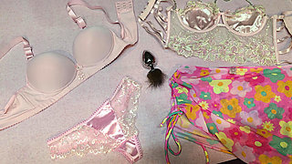 Silky Pink Panty Club Wear Try on Haul Nilmini Sheron