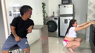 Stepdaughter Julianaburning's Ass Drives Me Wild - Horny Desi Homemade Sex with Chiky