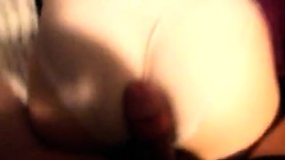 Cum on her panties - amateur CFNM fun