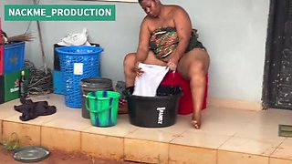 BBC Blowjob From African BBW Wife Homemade Sunday Morning