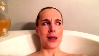 Small Tit Blonde Is Fucked In The Shower