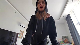 Ghomestorys College Stepfather Punishes Her for Expulsion by Slamming Her Holes in Hardcore Fuck Session