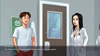 Teacher examines my penis until it lifts -summertime saga