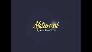 Mature Lesbian Friends Cee Cee & Josie Posie Scissoring Hairy Pussies in Stockings