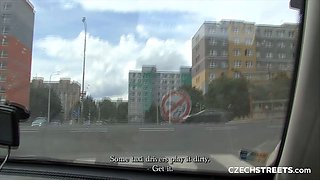The cab driving bitch (Czech Streets)