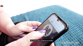 Dainty Montse Swinger at cumshot porn