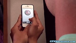 Female domination pornstars getting facialized