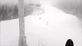 A Ski Day That Changes Quickly