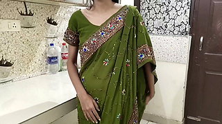 Indian Hot Stepmom has hot sec with stepson in kitchen!father doesn&#039;t know with clear Audio Indian Desi stepmom dirty ta