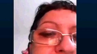 Brazilian MILF Flashes on Webcam
