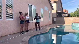 BBC Trainer Domination 2 - Simone Steele Muscular Femdom Threesome