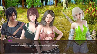 Sweetheart goes on an uncensored adventure in anime style