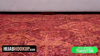 Hijab wearing step sisters Malina Melendez and aubry babcock screw their step brother-in-law - hijab hookup