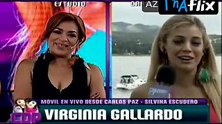 Silvina Escudero Bosoms, Swimsuit Vignette in Cuestion De Peso