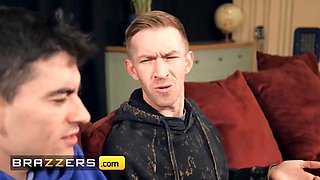 Daisy May's holes stuffed with two massive cocks in wild 3some action