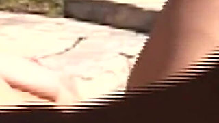 Blonde Chunky MILF with Big Tits Outdoor Fucked by a Big Black Cock