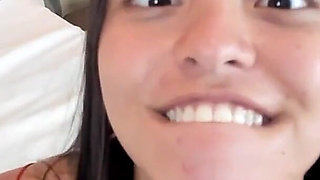 My Stepbrother Makes Me Fuck Myself with a Dildo in My Ass for a Live