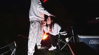 Mya Lane's Big Tits Wife Gets Rough Outdoor Fuck in Forest