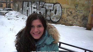 SMALL TIT BRUNETTE TATTOOED TEEN GIRLFRIEND CAUGHT IN SHOWER