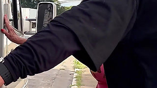 Tattooed 81 Year Old Granny Rough Fucked in My Driving Van
