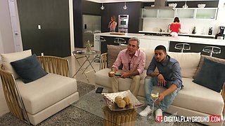 Jill Kassidy is having lesbian sex with boyfriend's sister