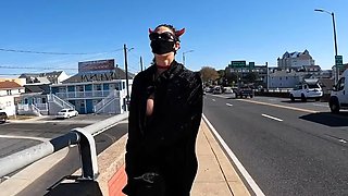 AmWednesday - dresssed like a devil