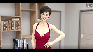 Rachel's super sexy sundress at the university of problems by MissKitty2K