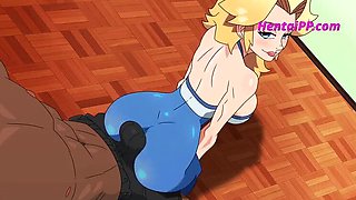 Blonde MILF Sue Sucks Big Cock in Uncensored Marvel Yoga Hentai