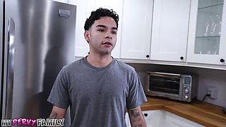 My Pervy Family featuring Alyssia Vera's big tits sex