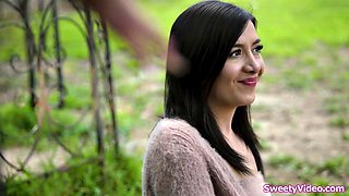 Teacher Natalie Brooks Tribs Petite Latina Student at Home