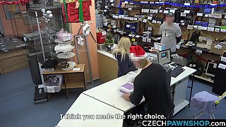 Czech Busty Blonde Needs To Pay The Rent