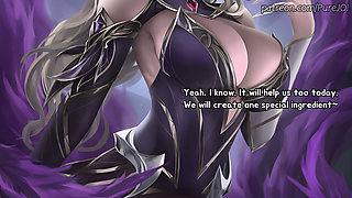 Ahri teaches you how to cook a delicious dinner (Double CEI JOI)