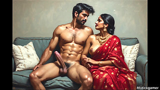 Fucking my neighbour aunty, hot housewife from behind