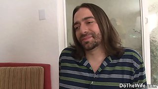 Double Penetration and a Creampie for Horny Wife Raquel Sieb