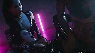 Small Hands and Joanna Angel in a hot ffm threesome with Evelyn Claire