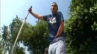 Mikela Kennedy by a swimming pool: Blowjob, Doggy  Cowgirl Porn