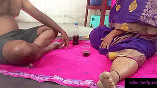 Stepmom Seducing Stepson While Drinking