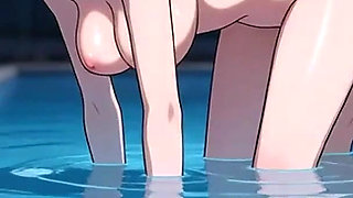 Reze Chainsaw Man,denji,asmr,60frames,reze Gave Denji a Reward at the Swimming Pool.sex in the Swimming Pool, Blowjob,