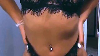 Adorable Japanese teen Izumi Koizumis pussy toyed until