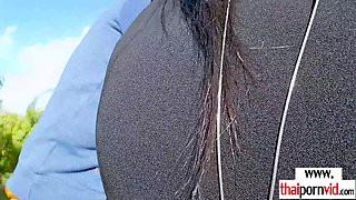 Naughty Thai MILF seduces a lucky farang