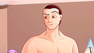 Futanari compilation, touch yourself, huge cock cum