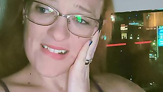 Cuckquean Selfie - My View From the Cuck Chair as My Husband Fucks a Girl We Found in Vegas