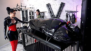 Latex Slave Used and Controlled