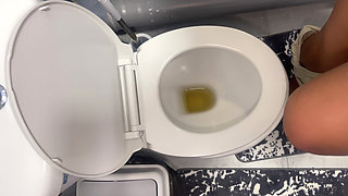 A Compilation of Peeing in Different Hotels! Panties with Pads! POV!