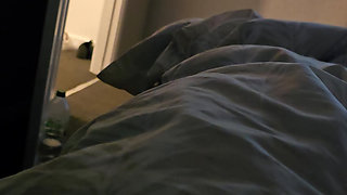 Step mom just pulled out step son dick without shame and handjob him hard