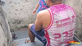 100% Anal on the Stairs of an Abandoned House with Old Broach