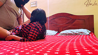 Hot House Maid Fucked by Masked Man Who Was Hiding in the House.